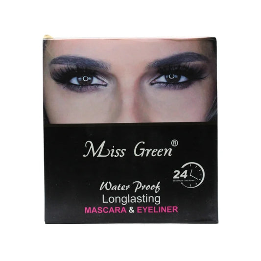 Miss Green FIT ME Waterproof Mascara & Eyeliner | 2-in-1 Long-Lasting Eye Makeup Duo