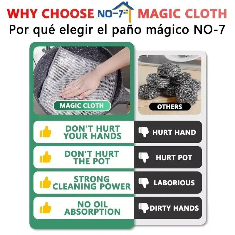 Famedeals™ - Pack Of 10 - Magic Cleaning Cloth