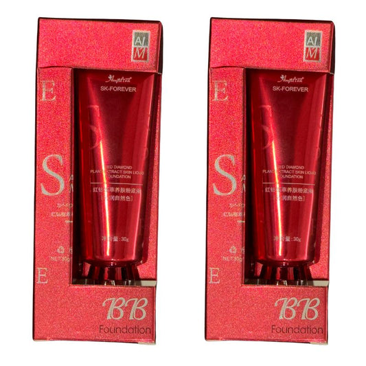 BB Waterproof Liquid Foundation | Full Coverage, Matte Finish, Long-Lasting, Oil-Control | 30g