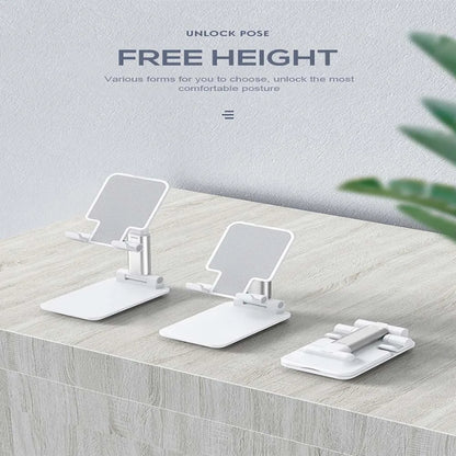Universal Foldable Mobile & Tablet Stand | Adjustable Multi-Angle Holder