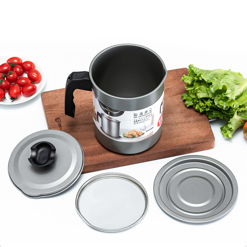 Famedeals™ - Stainless Steel Oil Filter Pot