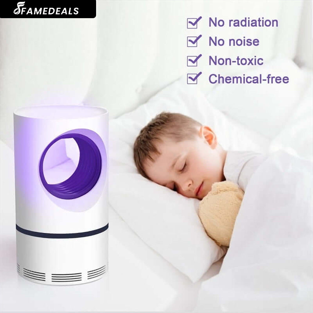 Famedeals™ - USB Powered Led Mosquito Killer Lamp - Big Size