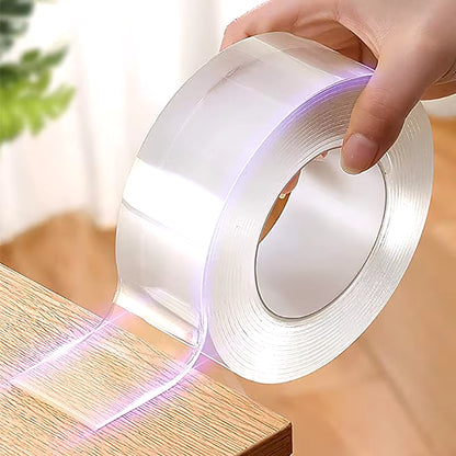 Nano Tape – 3M Double-Sided Transparent Gel Grip Tape | Reusable, Washable & Traceless