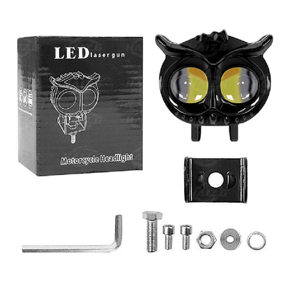 Famedeals™ - Owl Shape Fog Flash Light Low & High Beam (Dual Color)