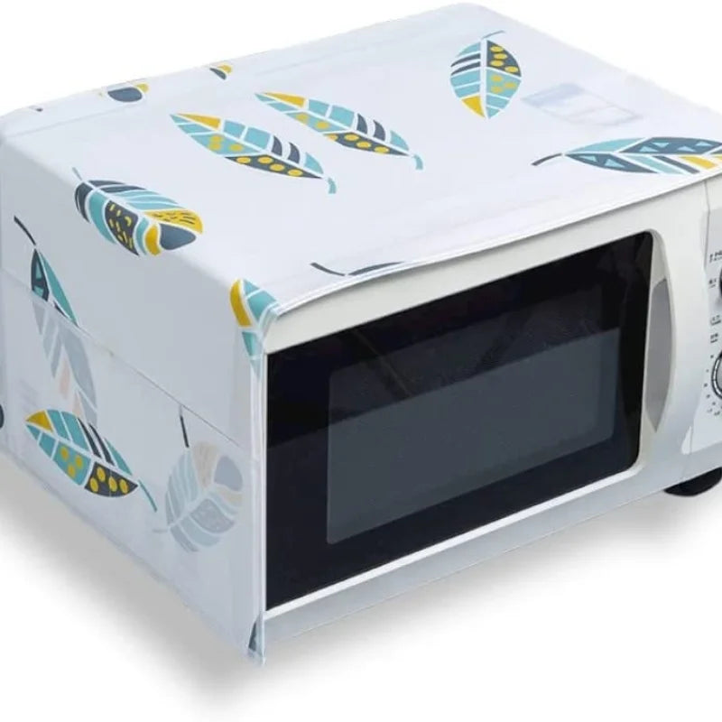 Oven & Microwave Cover | Waterproof Oil Dust Protector with Double Side Pockets