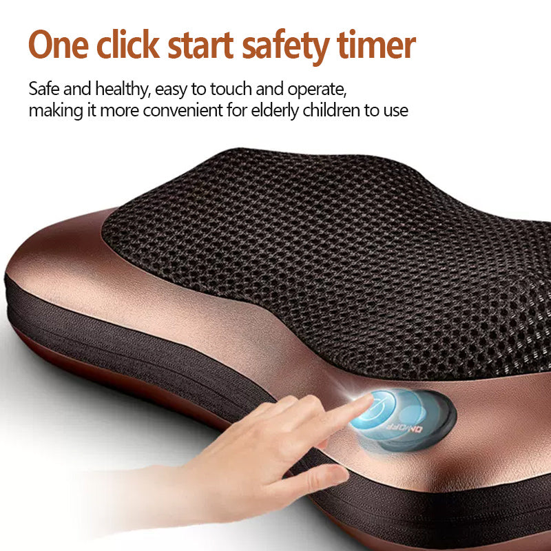 5-in-1 Pillow Shiatsu Massager For Home And Car