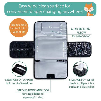 Foldable Baby Diaper Changing Pad Waterproof