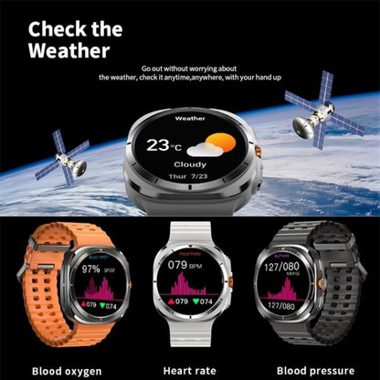 TF7 Ultra Smart Watch | Metal Body, AMOLED Display, Bluetooth Calling, Fitness & Health Tracker