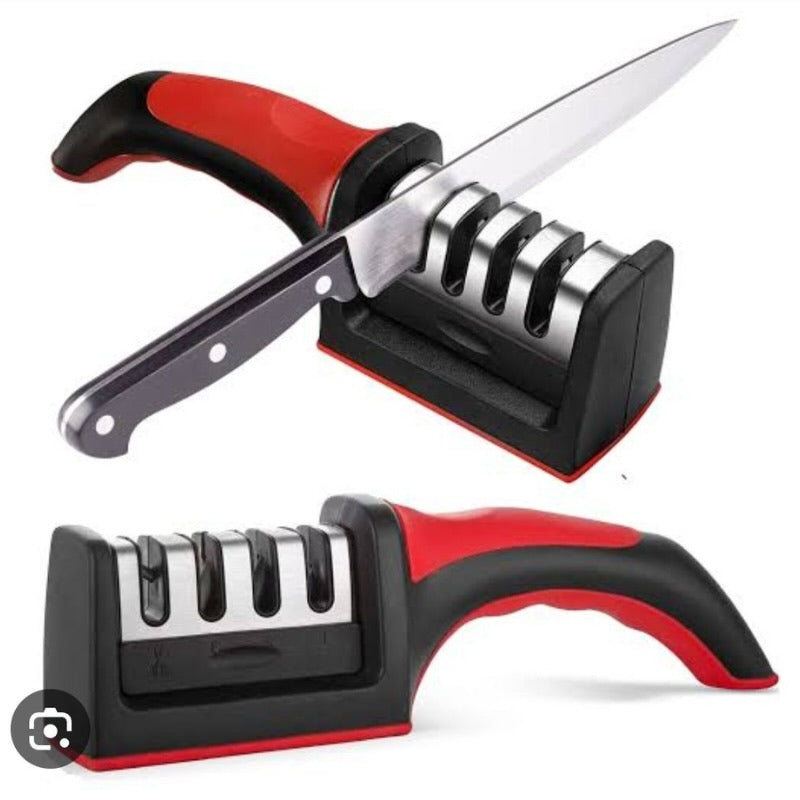 3-in-1 Knife Sharpener Set with Ceramic Peeler | 3-Stage Blade Restorer