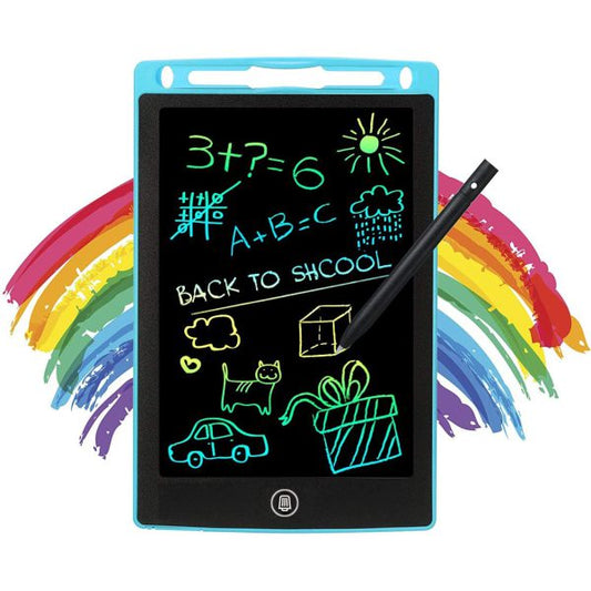 8.5-Inch Multi-Color LCD Writing Tablet  | Reusable Drawing & Note-Taking Tool for Kids | Random Colors