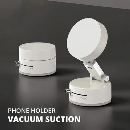 Magnetic Wireless Phone Holder with Foldable Suction Grip for Secure Mounting