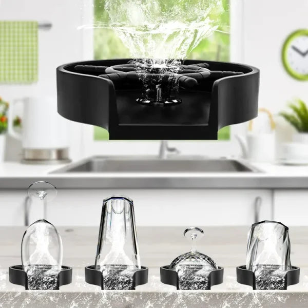 High Pressure Faucet Glass/Cup Rinser Automatic Washer Bar