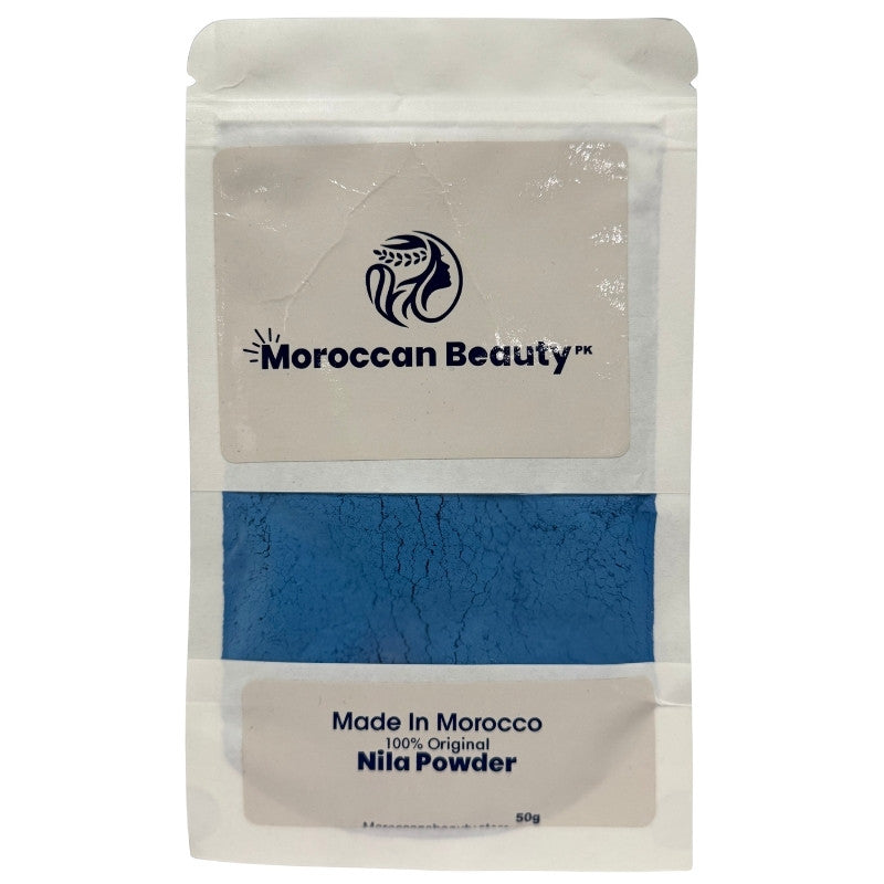 Moroccan Beauty Blue Nila Powder 50g | Skin Whitening, Anti-Inflammatory & Hydrating