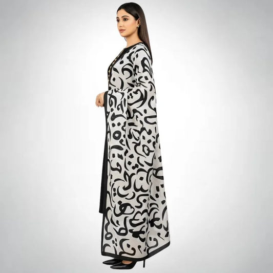Katan Silk 3-Piece Suit for Women | Unstitched Plain Shirt & Trouser with Heavy Winter Silk Shawl