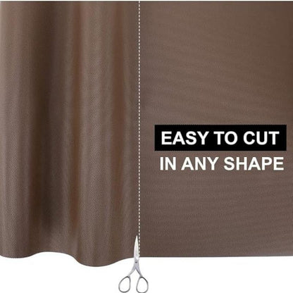 Anti-Slip Fridge & Shelf Mat | Waterproof Washable Liner for Kitchen Drawers Cabinets | Brown