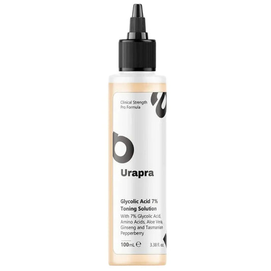 Urapra Glycolic Acid 7% Toner 100ml | Exfoliating Face Solution for Clear & Radiant Skin