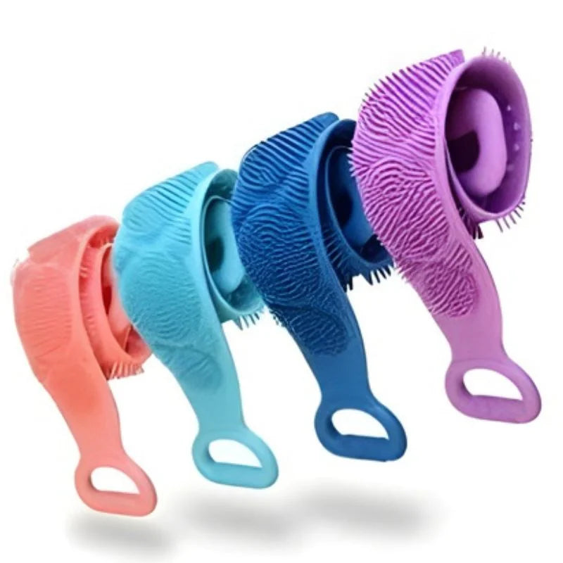 Magic Silicone Brushes Bath Towels | Rubbing Back Mud Peeling Body Massage Shower Extended | Scrubber Skin Clean Brushes Bathroom