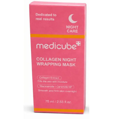 Medicube Collagen Night Wrapping Mask |  Overnight Elasticity & Hydration Peel-Off Mask