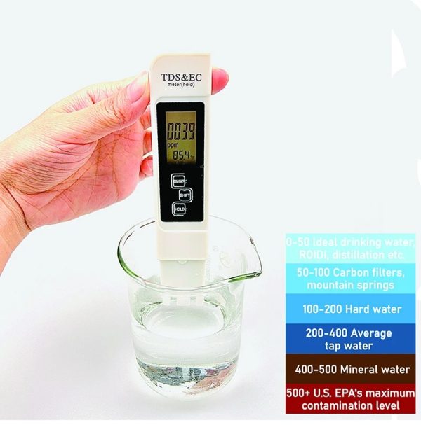 Ec Tds Water Quality Monitor Purity Measure Tool [FREE DELIVERY]