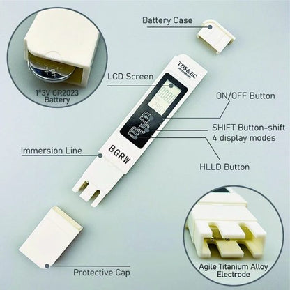 Ec Tds Water Quality Monitor Purity Measure Tool [FREE DELIVERY]