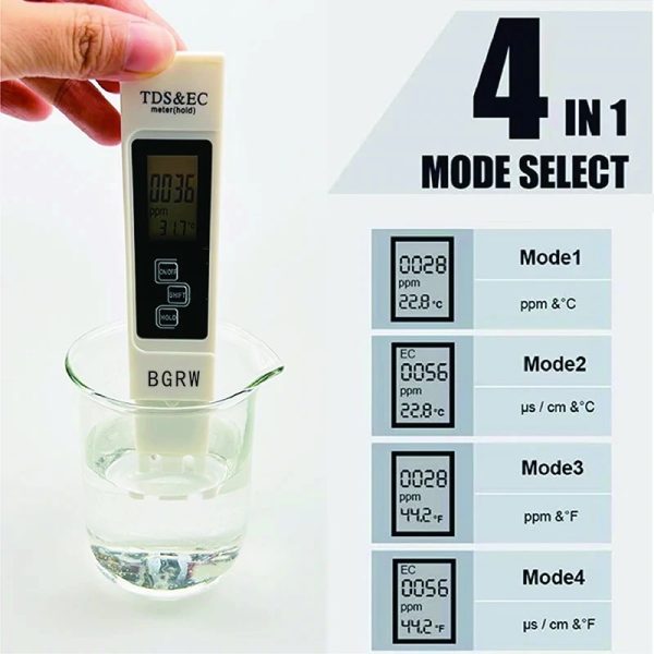 Ec Tds Water Quality Monitor Purity Measure Tool [FREE DELIVERY]