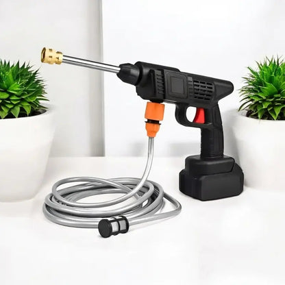 Famedeals™ - Automatic Cordless Wireless Car Wash Spray Gun High Pressure 48v Lithium Water Jet