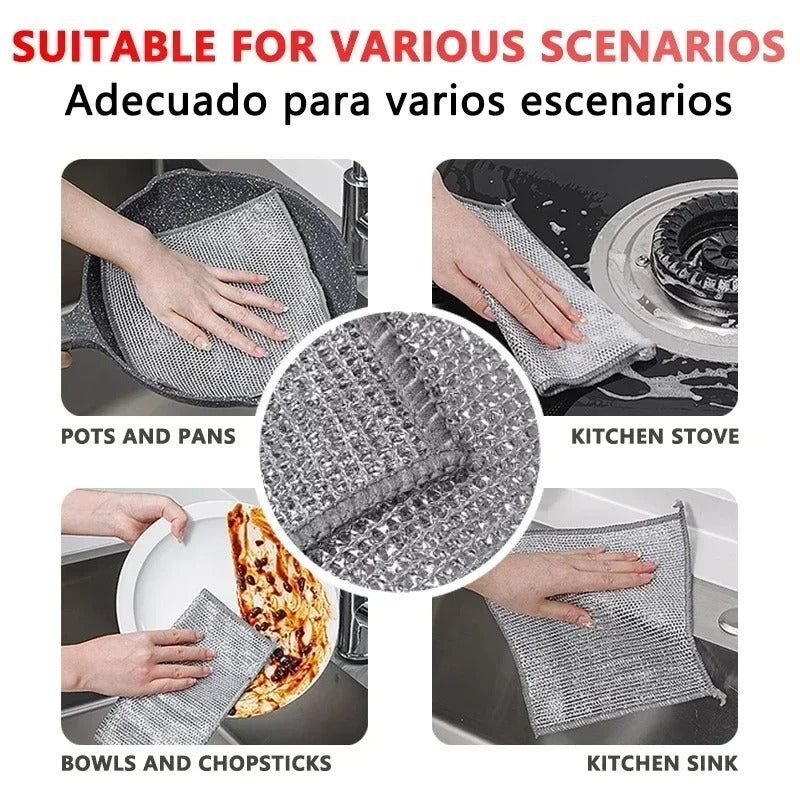 Famedeals™ - Pack Of 10 - Magic Cleaning Cloth