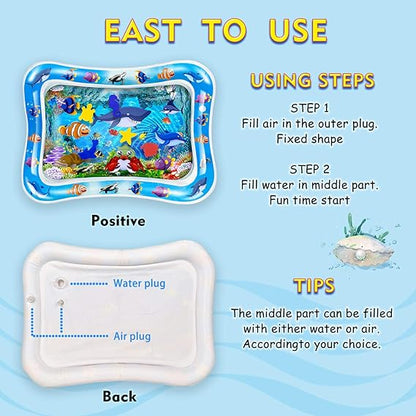 Famedeals™ - Water Play Mat For Infants, Toddlers